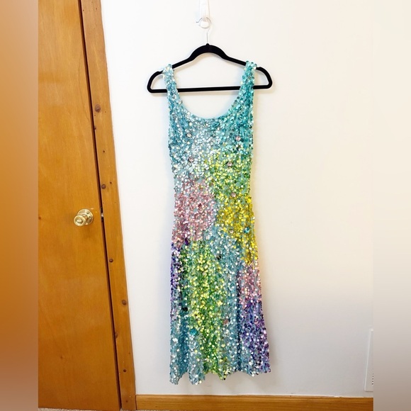 New Cynthia Rowley Prism Sequin Dress - Picture 8 of 11